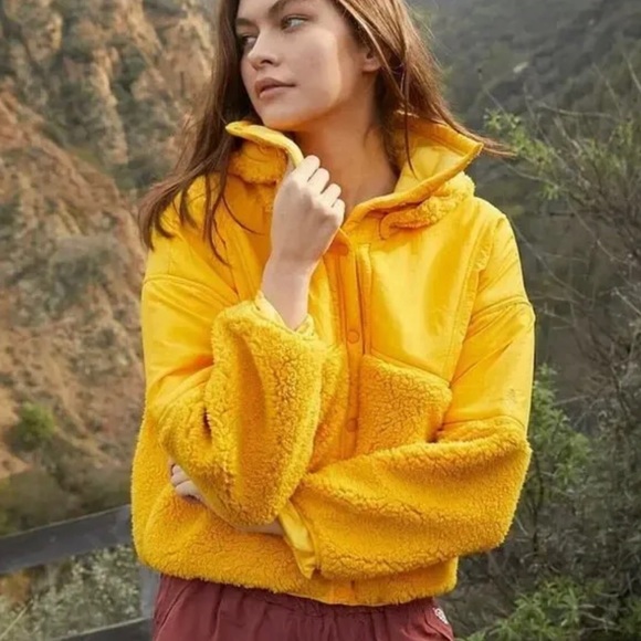 Free People Movement Adventure Waits Fleece Jacket Lined Size Medium